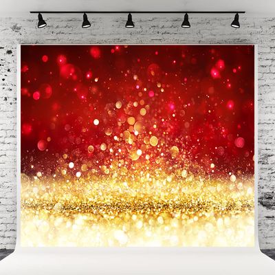 10x6.5ft Cartoon Christmas Photography Background Christmas Tree Christmas Castle Purple Sunset Glow Gorgeous Sky Background