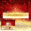 10x6.5ft Cartoon Christmas Photography Background Christmas Tree Christmas Castle Purple Sunset Glow Gorgeous Sky Background view 4