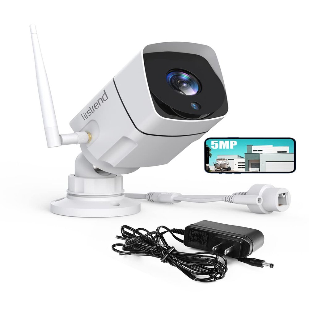 firstrend Security IP Camera with Adapter Wireless Security System ONLY for Models: FTUS-W845M2TA-XM,FTUS-W885M3TA-XMNOT Supporting 3MP System