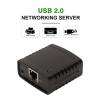 GOWENIC USB Printer Server, Printer Network Sharer, TCP/IP LPR Print Server, Wireless Extender Sharer, 10/100Mbps RJ45 LAN 1 Port USB Ethernet Extension Adapter, 100-240V(#3) view 2