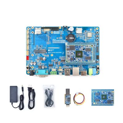Nanopi Smart4418 Dev Kit Cortex-A9 DDR3 Single Board Computer with 1GB RAM + 8GB eMMC onboard WiFi Gbps Ethernet Port for Project Development Support Ubuntu-core Android (with Core Board)