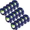 15 Pack 91330 Paper White Label Tape Compatible with Dymo Letratag Refills 12mm x 4m 1/2" x 13' Label Maker Tape Refill for Letra Tag Printer 100H Plus LT-100T LT-200B view 1