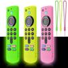 [3Pack] Climberer Remote Case Cover Compatible with Firestick Remote | Fire TV 4k HD | | FireCube | Fire TV Stick 4K Plus Glow in The Dark Makes it Easy to find view 1