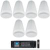 Rockville RCS180-6 180 Watt 6 Zone 70V Commercial Restaurant Amplifier with Bluetooth view 1