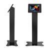 CTA Digital Locking Kiosk & Enclosure  Premium Locking Floor Stand Kiosk with Universal Security Enclosure - Storage and Cable Management for Retail POS - Ordering Screens & More Black (PAD-PARAFPE) view 1