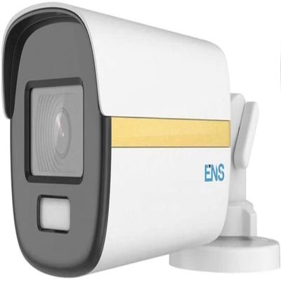 ENS SCC78B4/28-U 4K Full-Color Fixed Bullet Security Camera, 8MP CMOS Image Sensor, 3840x2160 Resolution, 2.8mm Fixed Lens, Up to 40m White Light Distance, 130dB True WDR, IP67