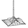 ROHN Non-Penetrating Mount with 2.88'' OD x .203'' Wall x 10' Mast view 1