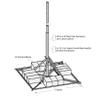 ROHN Non-Penetrating Mount with 2.88'' OD x .203'' Wall x 10' Mast view 2
