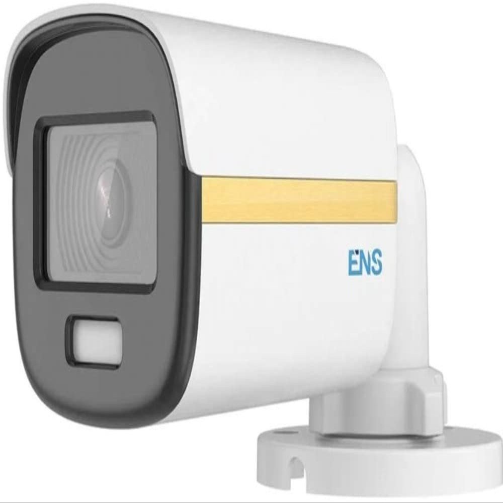ENS SCC78B2/28-U 4K Full-Color POC Fixed Mini Bullet Security Camera, 8MP CMOS Image Sensor, 3840x2160 Resolution, 2.8mm Fixed Lens, Up to 20m White Light Distance, 130dB True WDR, IP67