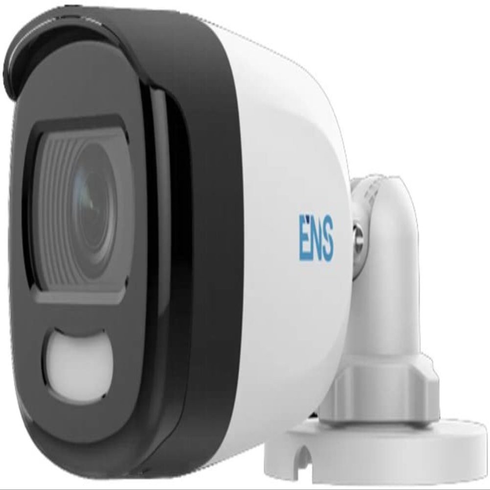 ENS SCC75B2/28-U 5MP Night Color White LED HD Security Camera, 5MP CMOS Image Sensor, 2560x1944 Resolution, 2.8mm Fixed Lens, Up to 20m White Light Distance, 130dB True WDR, IP67