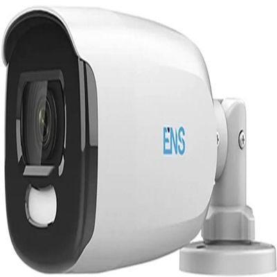 ENS SCC75B4/28-U 5 MP Full Time Color Security Camera, 5MP CMOS Image Sensor, 2560x1944 Resolution, 2.8mm Fixed Lens, Smart Light, Up to 40m White Light Distance, 130dB True WDR, IP67