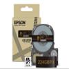Epson LABELWORKS 224GBPX Genuine PET (Polyester) Tape Cartridge - Gold on Black Designer Craft Label Maker Tape - 1" (24MM) Wide, 30' view 1