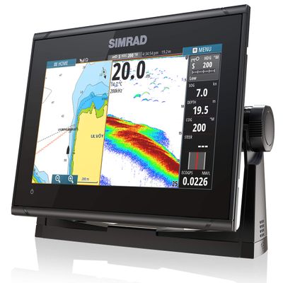 Simrad GO9 XSE - 9-inch Chartplotter with HDI Transducer, C-MAP Discover Chart Card,Black,000-13211-002 (Renewed)
