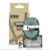 Epson LABELWORKS 224WMCPX Genuine PET (Polyester) Tape Cartridge - White on Matte Clear Designer Craft Label Maker Tape - 1" (24MM) Wide, 26' view 1