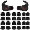 12 Pairs Double Flange Compatible with Beats Fit Pro Ear Tips Buds, S/M/L 3 Size Replacement Noise Reduce Silicone Wing Eartips Earbuds Earplug Fit in Case for Beat Fit Pro - Black view 1