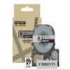 Epson LABELWORKS 218BMGYPX Genuine PET (Polyester) Tape Cartridge - Black on Matte Light Gray Designer Craft Label Maker Tape - 3/4" (18MM) Wide, 26' view 1