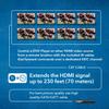 OREI 1x8 HDMI Extender Splitter 4K Multiple Over Single Cable CAT6/7 4K@60Hz 4:4:4 HDCP 2.2 with EDID Management - Up to 230 Ft - Loop Out - Low Latency - Full Support IR RS-232 Control view 4