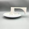 Horizontal Wall Mount Compatible with Unifi Ubiquiti U6-LR-US, U6-Pro-US, UAP-AC-PRO, UAP-AC-HD, UAP-AC-SHD White view 3