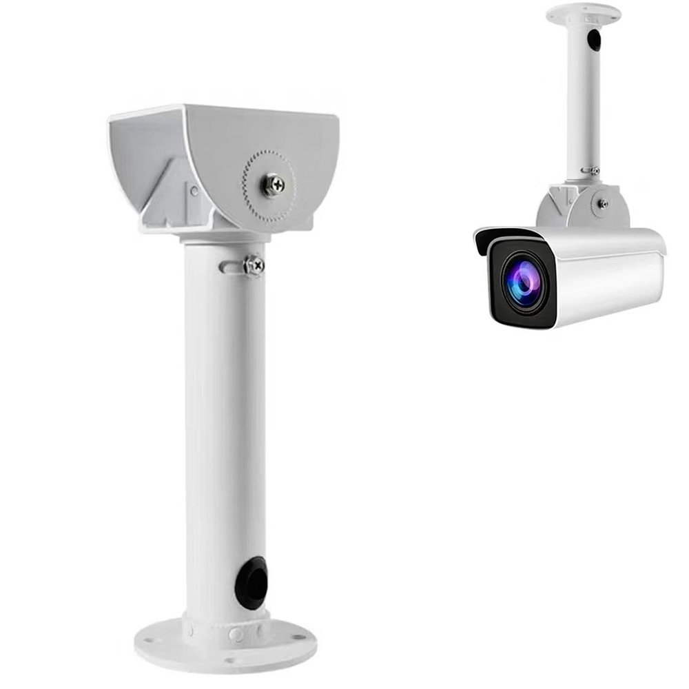 PCUORLEORS Surveillance Security Camera Mount Bracket, Adjustable Universal Camera Wall Bracket for CCTV Security Cameras/IP Cameras/Dome Camera with T Shape Mount