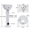 PCUORLEORS Surveillance Security Camera Mount Bracket, Adjustable Universal Camera Wall Bracket for CCTV Security Cameras/IP Cameras/Dome Camera with T Shape Mount view 4