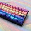 JSJT PBT Keycaps Side/Front Print Keycap Set OEM Profile 71 Keys Non-Backlit Thick Key Caps for GK64/GK61/RK61/ALT61 MX Switch Mechanical Keyboard(Multi-Color) view 4