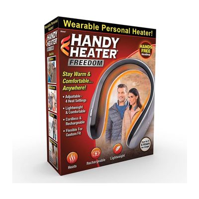 Ontel Handy Heater Freedom Wearable Neck Heater, 4 Heat Settings