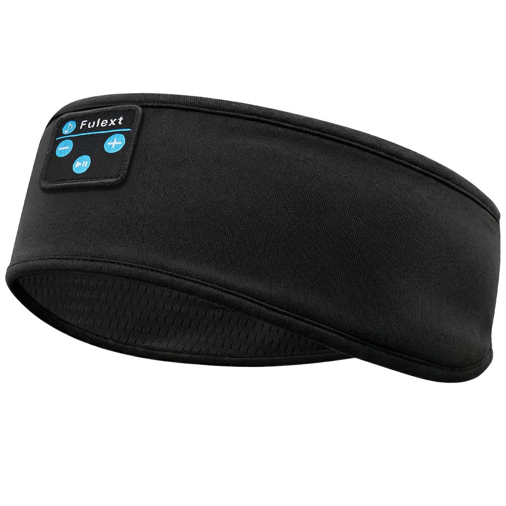 Fulext Sleep Headphones Wireless Bluetooth,Headband Headphones for Side Sleepers,Noise Cancelling Sleep Seadphones,Ideal for Housework,Travel,Yoga,Workout,Running,Sports,Gift