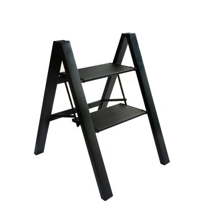 elfinrm 2 Step Ladder, Aluminum Folding Step Stool with Anti-Slip