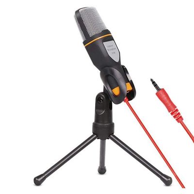 MSUDGH Microphone for Computer Computer Microphone,Condenser Broadcast Microphone with Stand for PC Computer Phone Conference Call,Live Stream