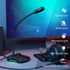 MSUDGH Microphone for Computer Computer Microphone,Plug&Play Omnidirectional Gooseneck Condenser PC USB Gaming Mic with Mute Button for Conference view 2