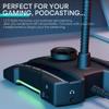 MSUDGH Microphone for Computer Computer Microphone,Plug&Play Omnidirectional Gooseneck Condenser PC USB Gaming Mic with Mute Button for Conference view 4