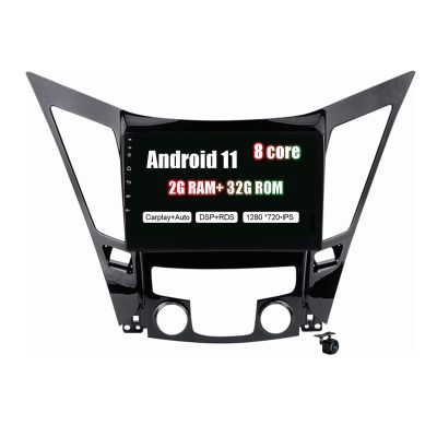 2 Din Car Stereo Android 11 Car Radio Head Unit for Sonata i40 i45 2010 2011 2012 2013 2014 2015 9 Inch Touch Screen GPS Navigation for Car Built-in RDS Carplay WiFi Bluetooth