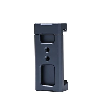 BGNing Metal Phone Holder Mobile Bracket Clip Bracket for Flash Light Microphone Video Light Vlog (Type A)