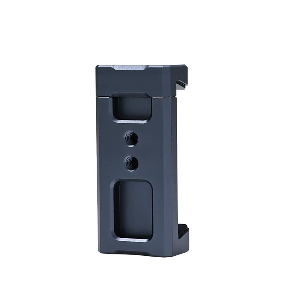 BGNing Metal Phone Holder Mobile Bracket Clip Bracket for Flash Light Microphone Video Light Vlog (Type A)