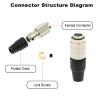 Alvins Hirose Connector HR25-7TP-8S 8 Pin Female Plug for GIGE Camera| IDS Camera| CCD Camera(8Pin, Female) view 3