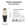 Alvins Hirose Connector HR25-7TP-8S 8 Pin Female Plug for GIGE Camera| IDS Camera| CCD Camera(8Pin, Female) view 4