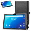 Bige 10.1 inch Tablet Case (2022) for Onn, PU Leather Folio Stand Cover, Black view 1