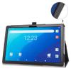 Bige 10.1 inch Tablet Case (2022) for Onn, PU Leather Folio Stand Cover, Black view 2