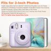Fintie Instax Mini Photo Album for 2x3-Inch Film - 104 Pockets Small Albums for Fujifilm Instax Mini 12/11/99/40/7+/EVO/LiPlay/Link 3-2-1 Instant Camera/Polaroid Hi-Print Printer, Emerald Marble view 2