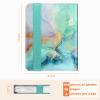 Fintie Instax Mini Photo Album for 2x3-Inch Film - 104 Pockets Small Albums for Fujifilm Instax Mini 12/11/99/40/7+/EVO/LiPlay/Link 3-2-1 Instant Camera/Polaroid Hi-Print Printer, Emerald Marble view 3