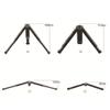 BGNing Desktop Tripod Handheld Phone Camera Tripod Two-Stage Retractable Tripod for Desktop Projector Stand view 3