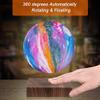 Vnemofey Levitating Moon Lamp- 16 Colors Galaxy Lamp | Brightness Adjustable, Floating Moon Light Spinning Freely in the Air for Birthday Thanksgiving Gifts view 2