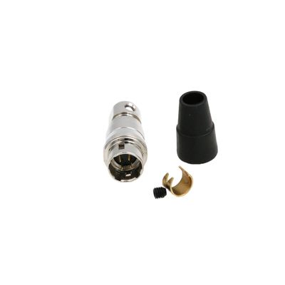 ZBLZGP Hirose 4pin Male Connector, HR10A Series, Circular Push Pull Design, Industrial Grade, High Durability, for Sound Devices, Camera Power Connection