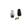 ZBLZGP Hirose 4pin Male Connector, HR10A Series, Circular Push Pull Design, Industrial Grade, High Durability, for Sound Devices, Camera Power Connection view 1