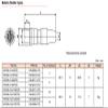 ZBLZGP Hirose 4pin Male Connector, HR10A Series, Circular Push Pull Design, Industrial Grade, High Durability, for Sound Devices, Camera Power Connection view 2