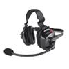 Behind The Head Style Racing Two Way Radio Headset with 2-Pin to 5-Pin Coil Cord Cable for Kenwood, Baofeng, Retevis Walkie Talkie view 2