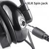 Behind The Head Style Racing Two Way Radio Headset with 2-Pin to 5-Pin Coil Cord Cable for Kenwood, Baofeng, Retevis Walkie Talkie view 4