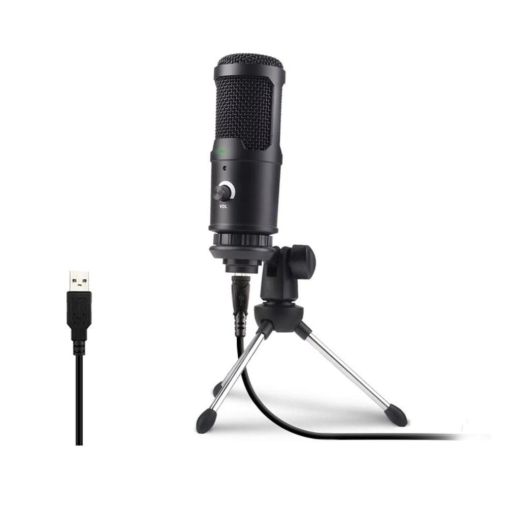 MSUDGH USB Microphone Condenser Microphone is Suitable for PC Computer Laptop Recording Studio Singing Game Streaming