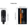 MSUDGH USB Microphone Condenser Microphone is Suitable for PC Computer Laptop Recording Studio Singing Game Streaming view 3