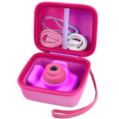 ANKHOH Camera Case for Seckton/for Desuccus/for PROGRACE/for Rindol/for GKTZ/for Dylanto/for GPOSY/for OZMI Kids Digital Camera, Kid Camcorder Storage Box Cable Accessory-Bag Only,Purple
